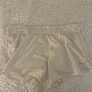 Nike White Athletic Shorts